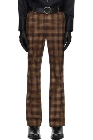 Ernest W. Baker Brown Flare Trousers