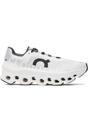 On Running White & Gray Cloudmster Sneakers