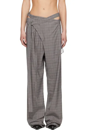 OTTOLINGER Gray Signature Wrap Suit Trousers