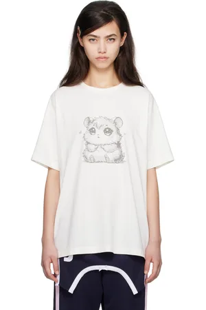 Petra Collins SSENSE Exclusive White JennyFax Edition Oversized T-shirt