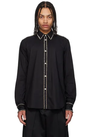 Takahiromiyashita The Soloist Regular Collar Broad Studs Shirt