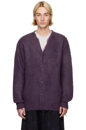 Pins & Needles Purple EP Mohair Cardigan