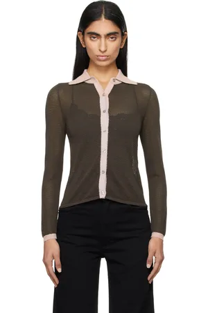 ECKHAUS LATTA Brown Twyla Buttondown Shirt