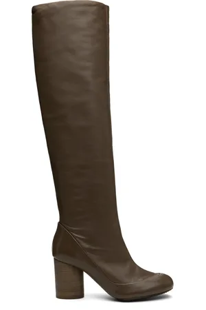LEMAIRE Taupe Glove Tall Boots
