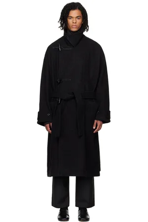 LEMAIRE Black Duffle Coat