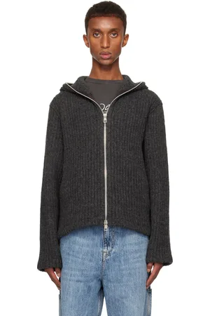 OUR LEGACY Gray Full Zip Hoodie