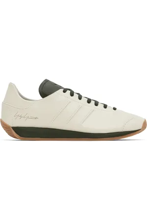 Y-3 Off-White & Green Country Sneakers