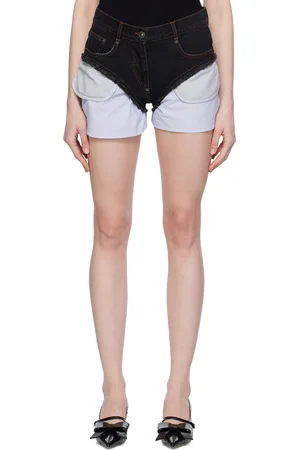 pushBUTTON Layered Denim Shorts