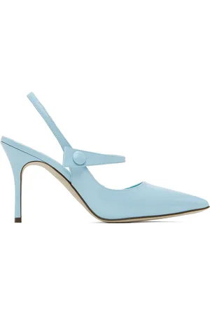 Manolo Blahnik Blue Didion Heels