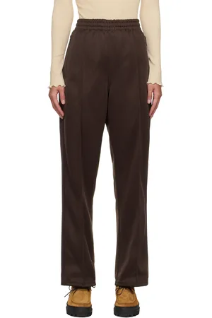 Pins & Needles Brown Embroidered Track Pants