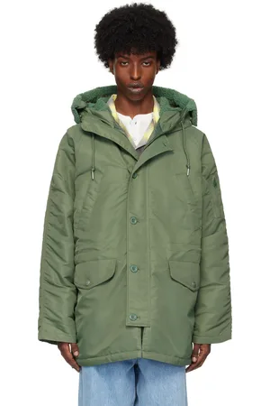 Carhartt Green Hooded Olten Parka Coat