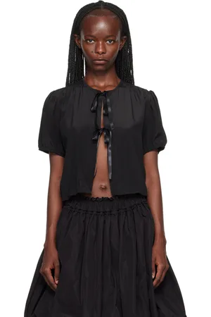 Simone Rocha Black Tie Blouse