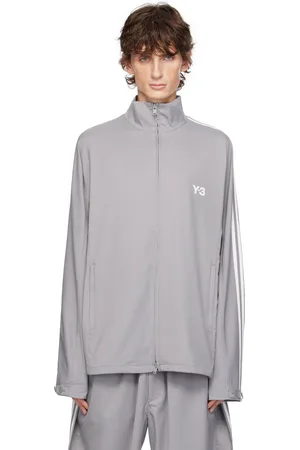 Y-3 Gray Refined Wool Track Jacket