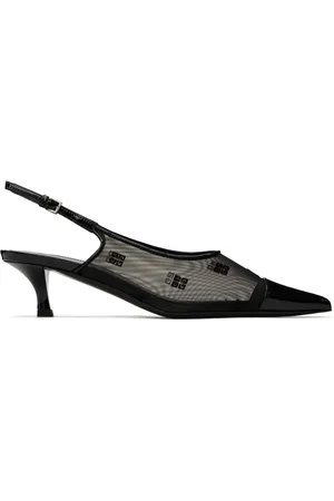 Givenchy Black Show 4G Slingback Heels