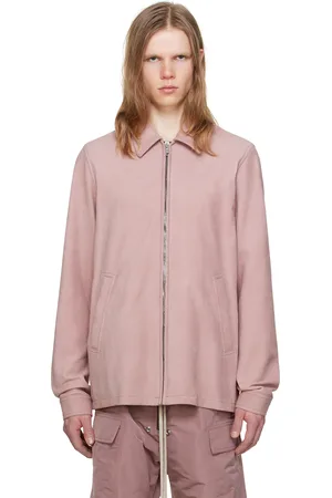 Rick Owens Pink Brad Leather Jacket