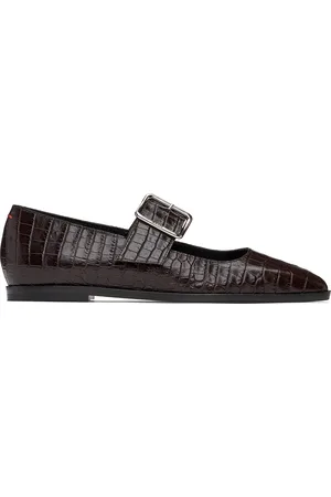 Aeyde Brown Sunny Ballerina Flats