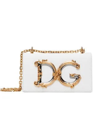 Dolce & Gabbana White Calfskin 