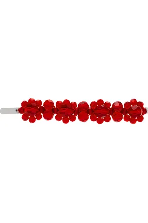 Simone Rocha Silver & Flower Hair Clip
