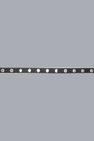 The Attico Black Press-Stud Belt