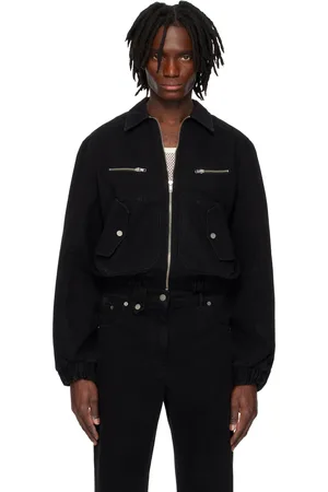 EgonLab Lining Denim Bomber Jacket