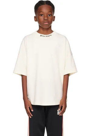 Palm Angels Kids Off-White Classic Overlogo T-shirt