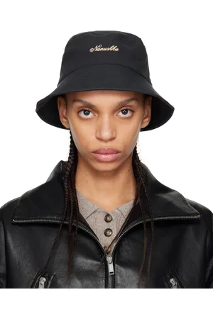 Nanushka Black Caran Bucket Hat