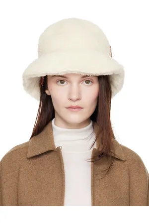 Max Mara Off-White Figura Bucket Hat