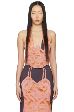 Miaou Pink & Orange Ari Corset