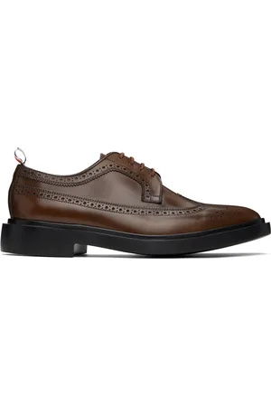 Thom Browne Brown Classic Longwing Brogues