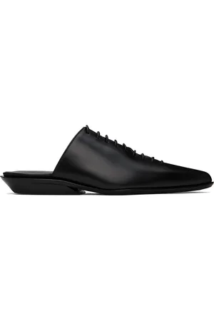 ANN DEMEULEMEESTER Black River Lace-Up Mules