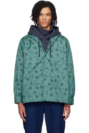 Beams Green Quilted Jacket