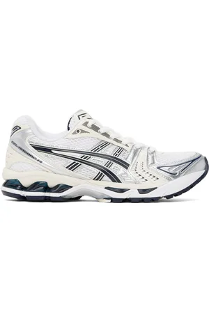Asics White & Black GEL-KAYANO 14 Sneakers