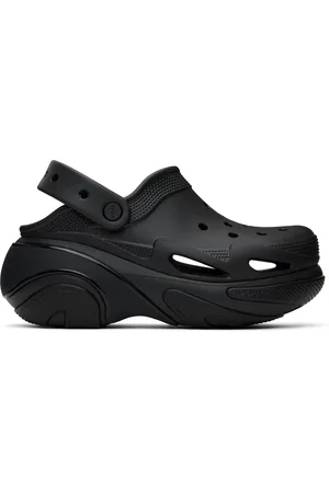 Crocs Black Bubble Crush Clogs