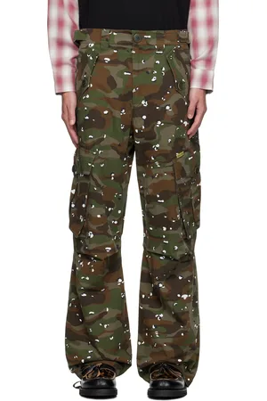 AFTER PRAY Military Camo Cargo Pants