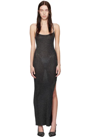 MISBHV Black Knitted Long Maxi Dress