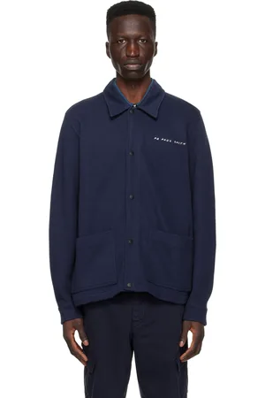 Paul Smith Navy Press-Stud Jacket