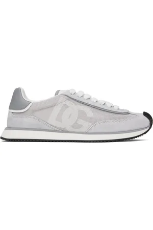 Dolce & Gabbana Gray Mixed-Material 