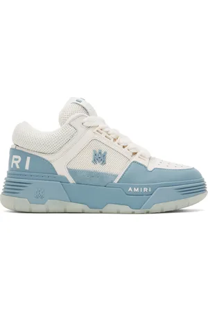 AMIRI White & Blue MA-1 Sneakers