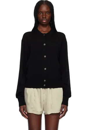Recto Crewneck Sheer Knit Cardigan