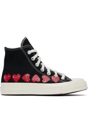Comme des Garçons Black Converse Edition Chuck 70 Multi Heart Sneakers