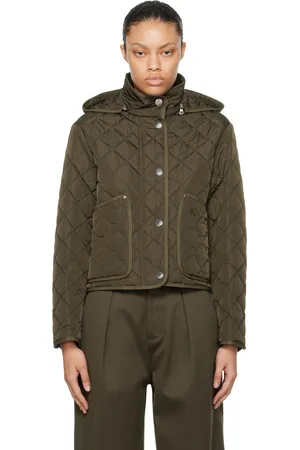 Burberry Khaki Quilted Jacket