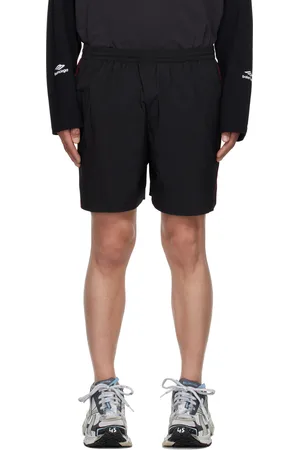 Balenciaga Black Washed Tracksuit Shorts
