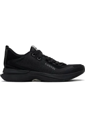 Lanvin Black L-I Mesh Sneakers