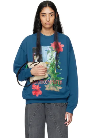 J.W.Anderson Blue Graphic Print Sweatshirt