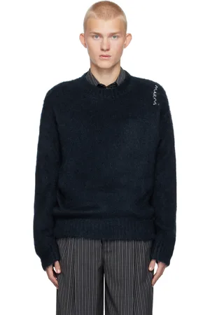 Marni Navy Fuzzy Wuzzy Sweater