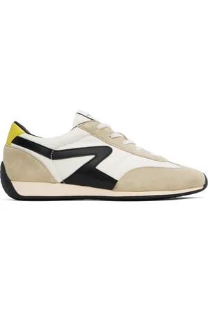 RAG&BONE White & Beige Retro Runner Slim Sneakers