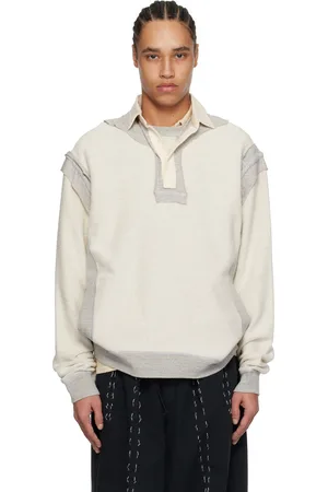 Maison Margiela Beige & Gray Décortiqué Polo