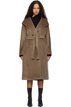 Max Mara Brown Eliana Faux-Fur Coat