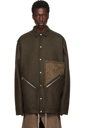 Rick Owens Brown Porterville Tour Jacket