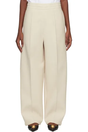 Ami Off-White Ami Pleated Lounge Pants